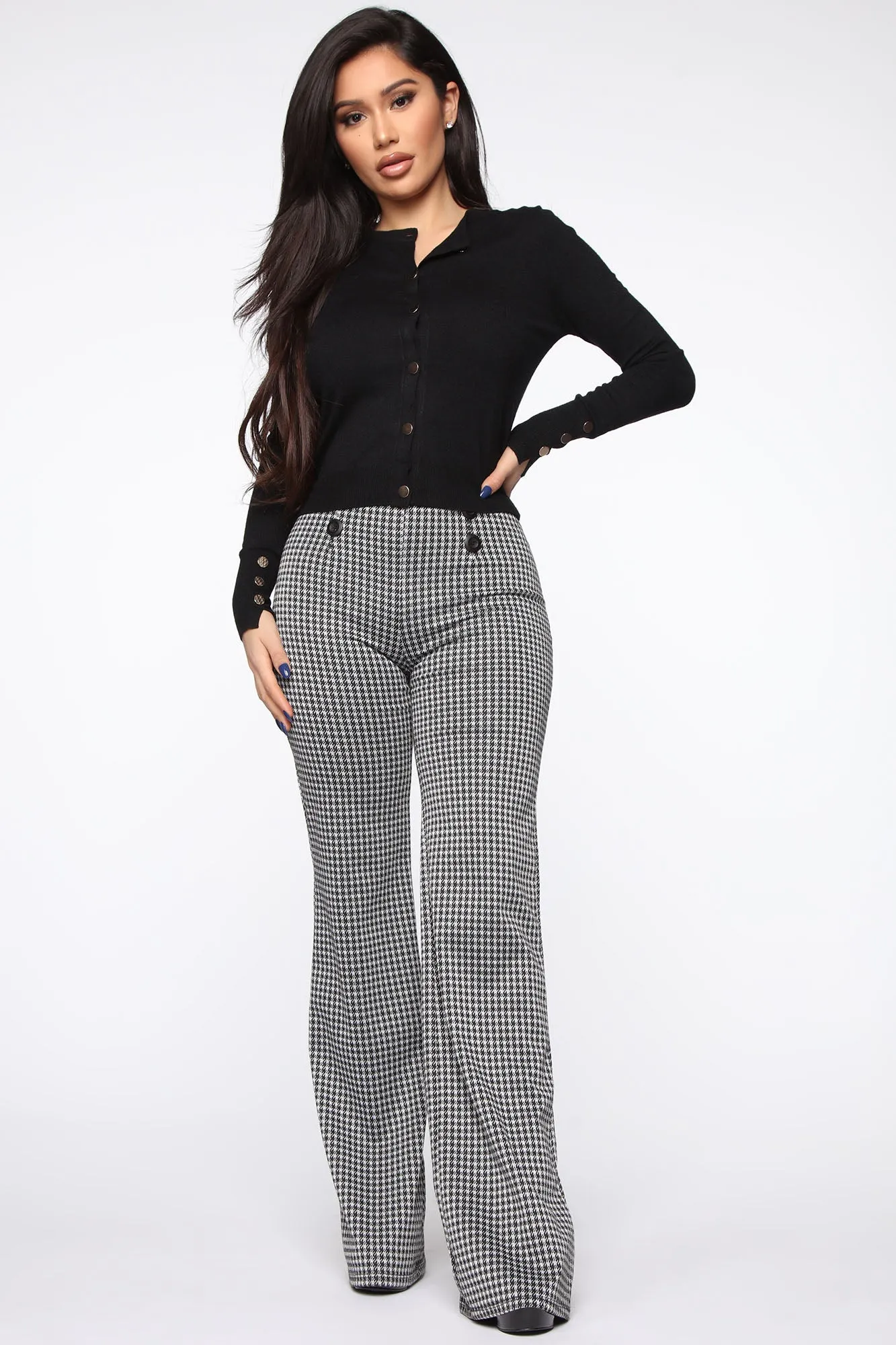 All Because Of You Cardigan - Black