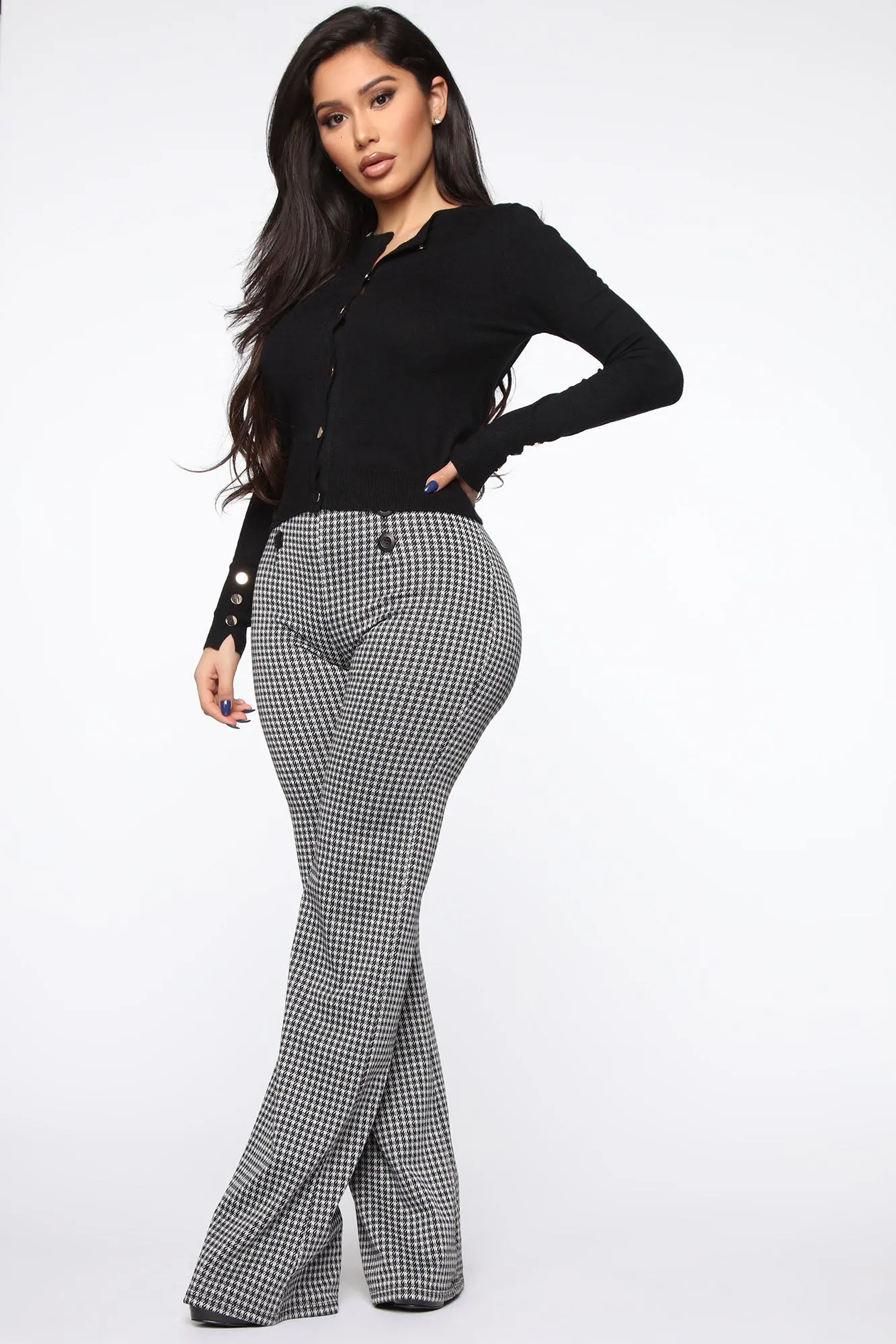 All Because Of You Cardigan - Black