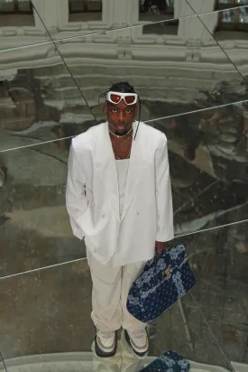 Anchor Double Breasted Suit Jacket - Off White