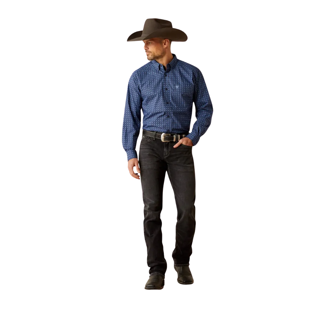 Ariat Men's Talon Classic Fit Dark Blue Shirt