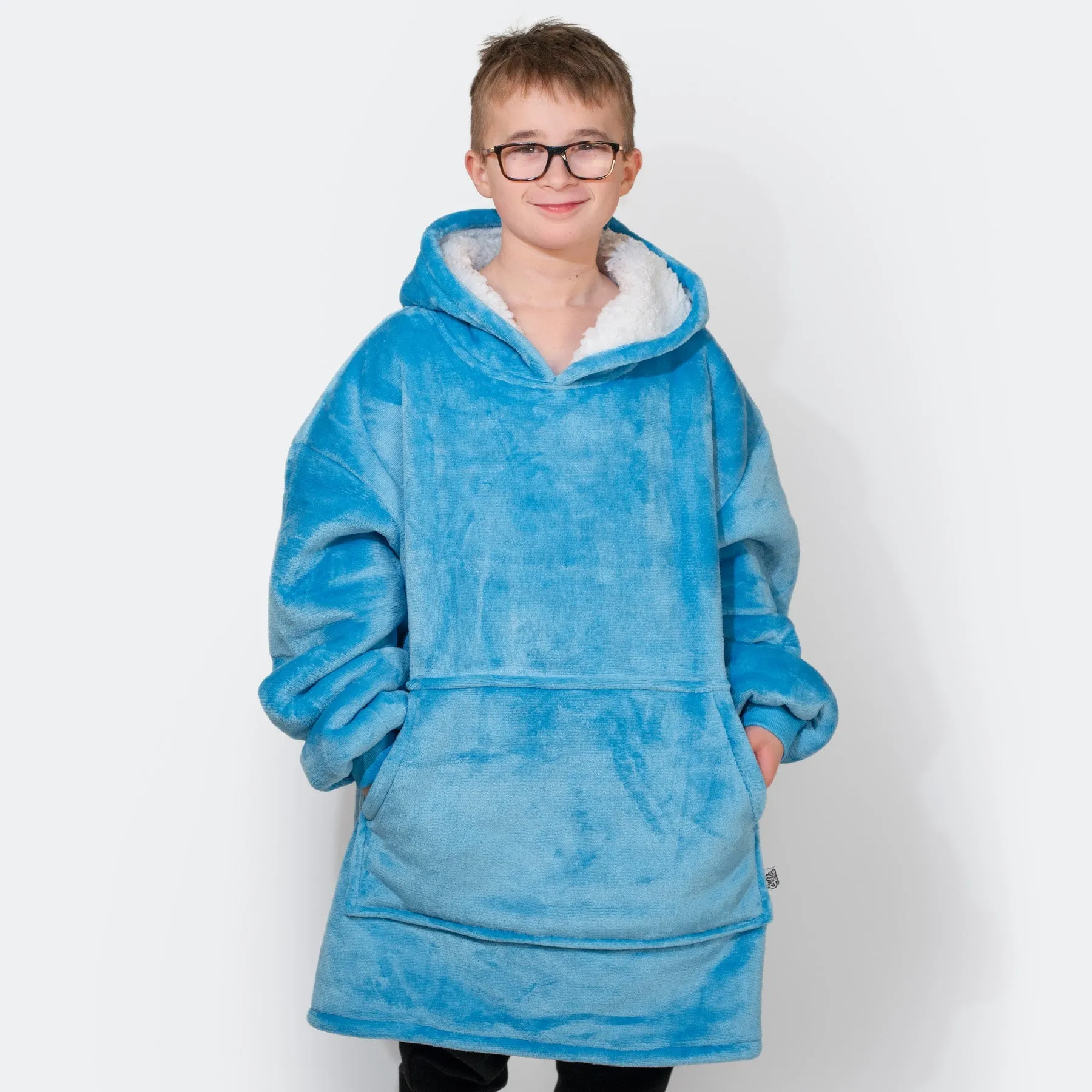 Blue HappyHoodie for Kids: Cozy and Durable
