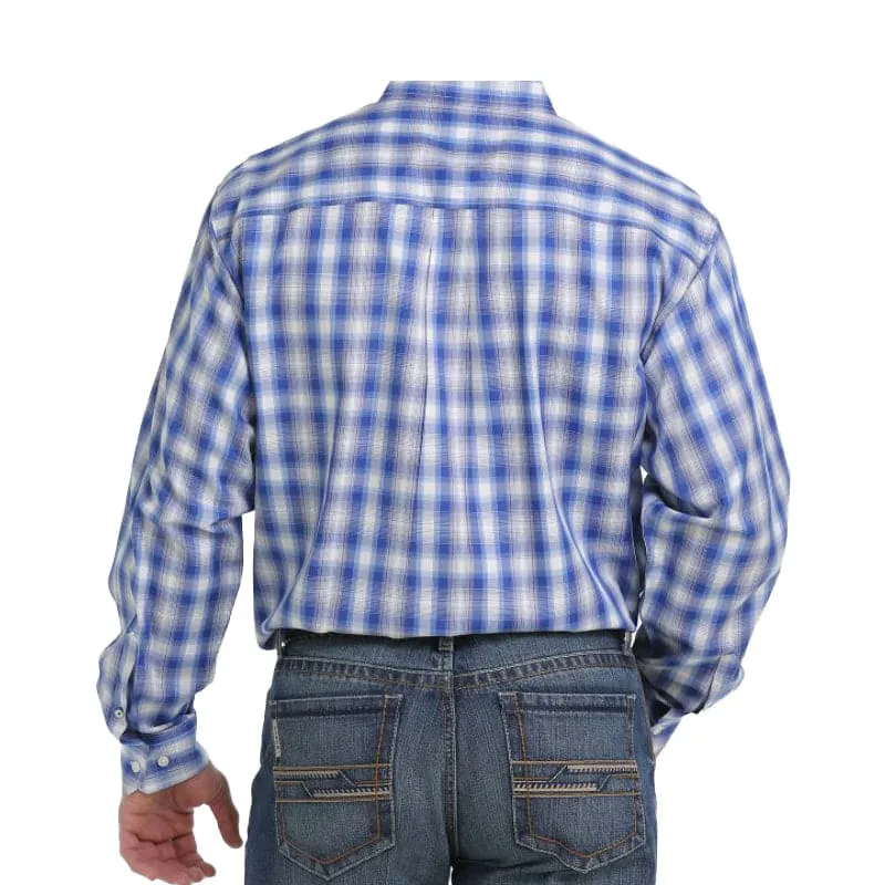 Cinch Mens Plaid Long Sleeve Shirt