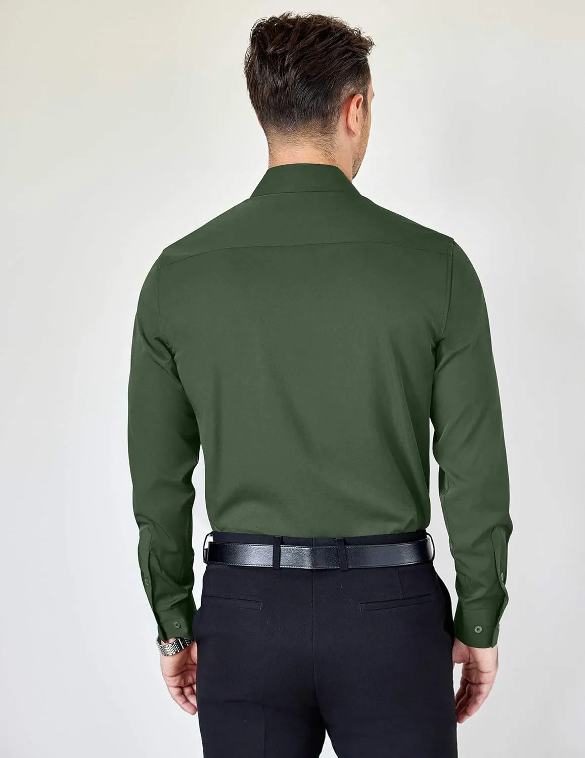 COOFANDY Mens Dress Shirts Wrinkle Free Long Sleeve Button Down Shirts Formal Business Shirt