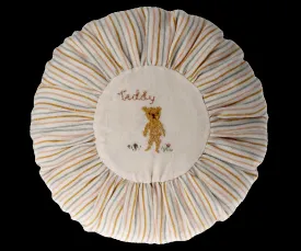 Cushion, Round small - Teddy, striped