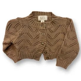 Girls Children's Place Size 6-9 Months Tan Long Sleeve Cardigan