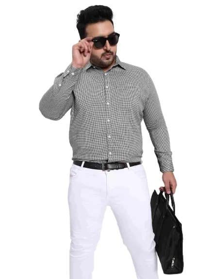 Grey Satin Cotton Shirt