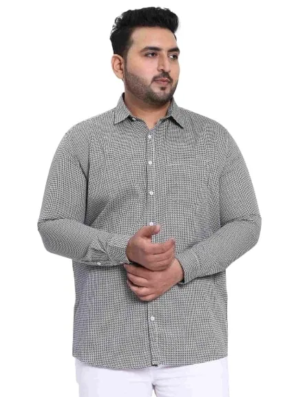 Grey Satin Cotton Shirt
