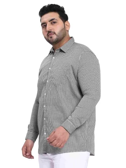 Grey Satin Cotton Shirt