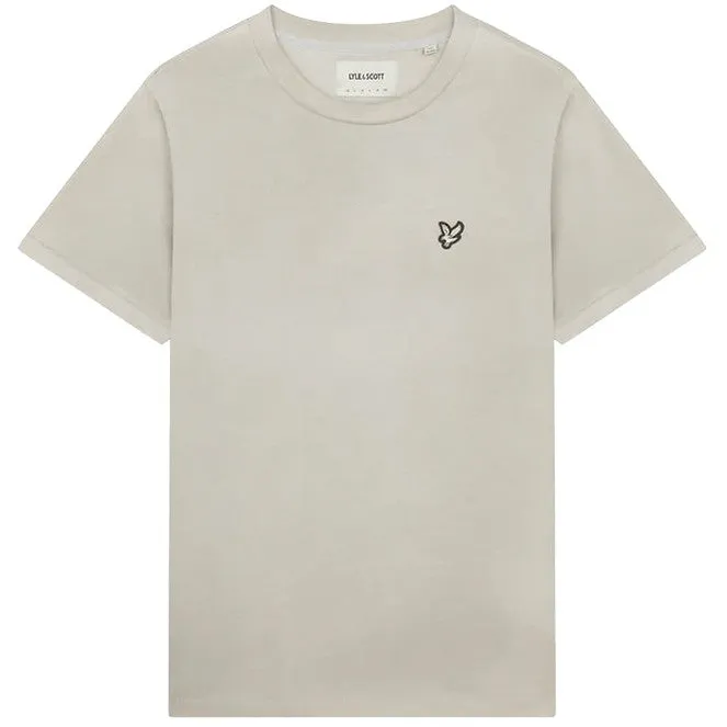 Lyle and Scott Mens Washed T Shirt Blizzard