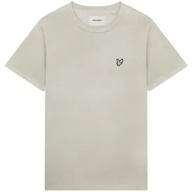 Lyle and Scott Mens Washed T Shirt Blizzard