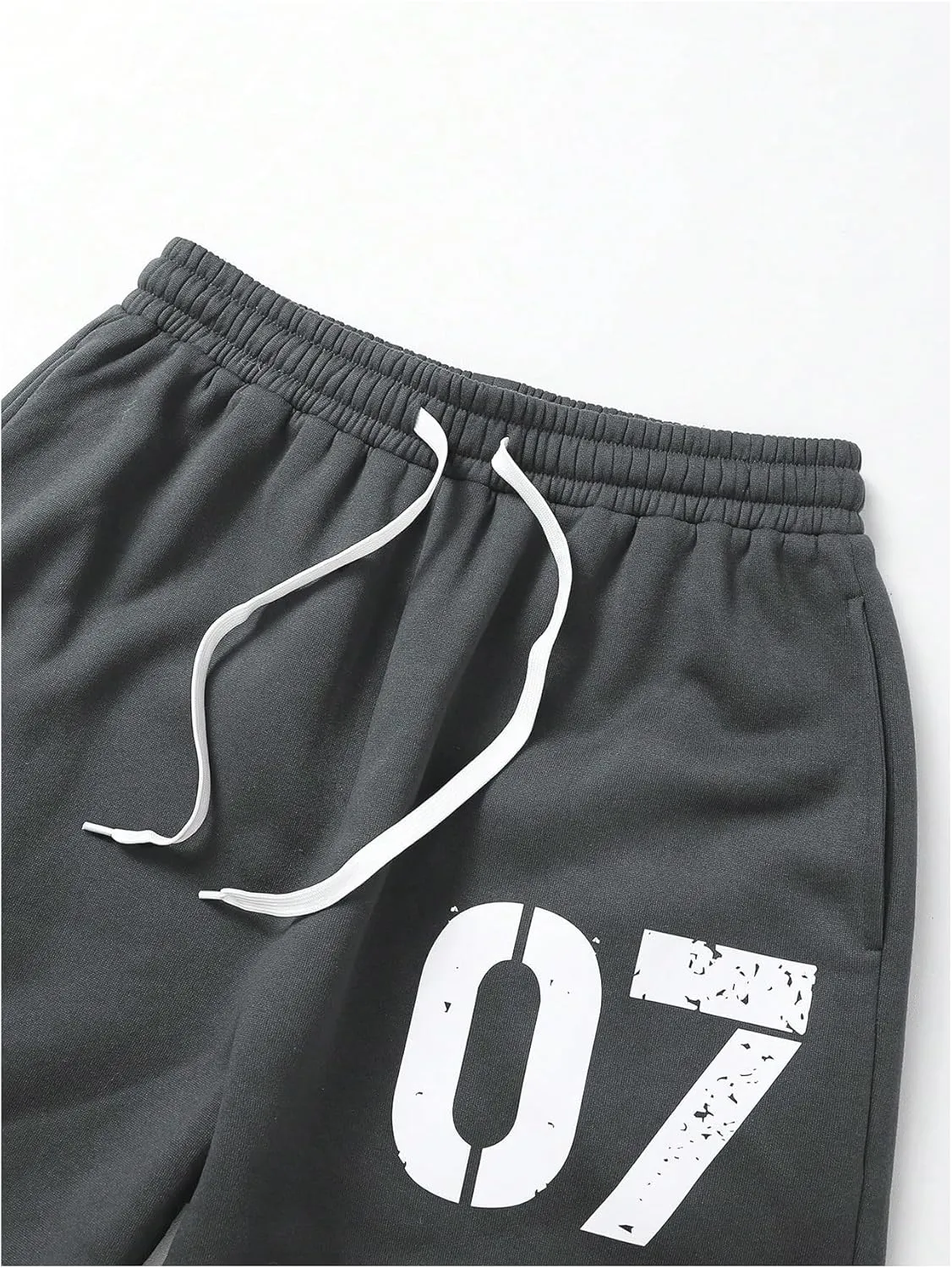 Men's Baggy Sweatpants Y2k Star Graphic Print Stacked Wide Leg Jogger Pants