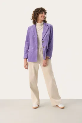 Part Two Leni Blazer in Chalk Violet