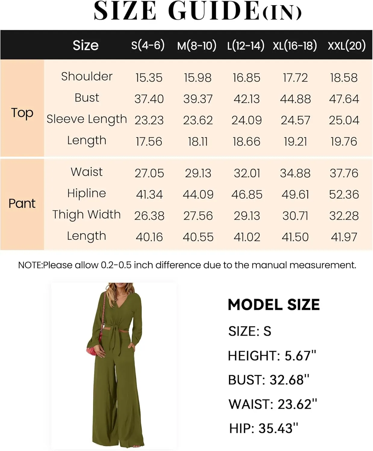 PRETTYGARDEN Women's 2 Piece Outfits 2025 Fall Fashion V Neck Long Sleeve Strappy Crop Top Wide Leg Pant Lounge Sets