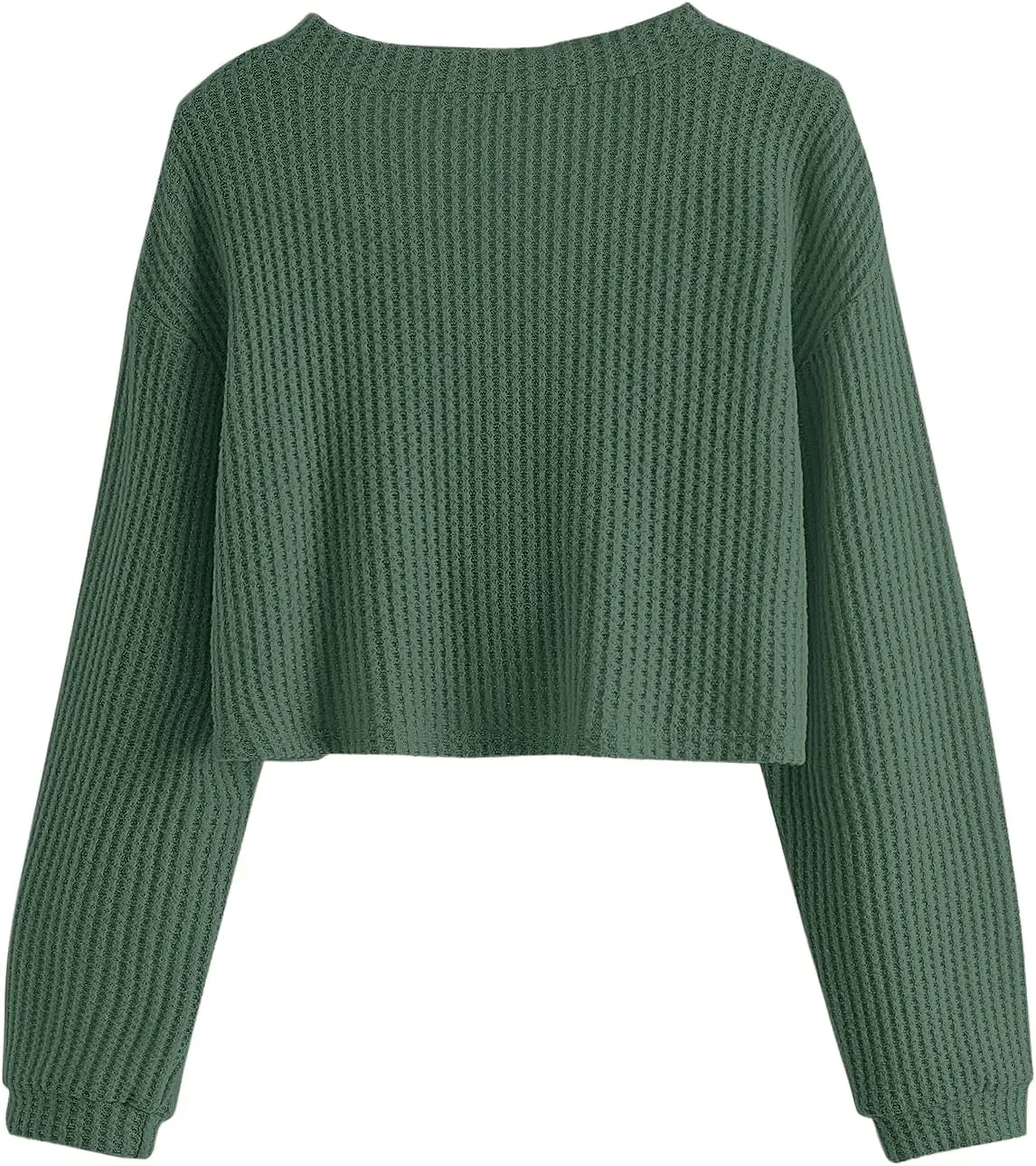 SweatyRocks Women's Long Sleeve Button Front V Neck Soft Knit Cardigan Sweaters