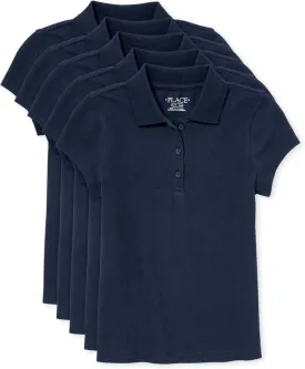 The Childrens Place Multipack Short Sleeve Pique Polo