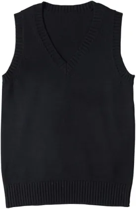 Womens V Neck Sweater Vest School Uniform Solid Color Sleeveless Knit Sweaters Pullover Tank Tops
